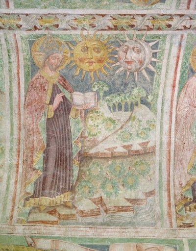 The Creation of the Sun, Moon and Stars, 1490 by Janez Kastav